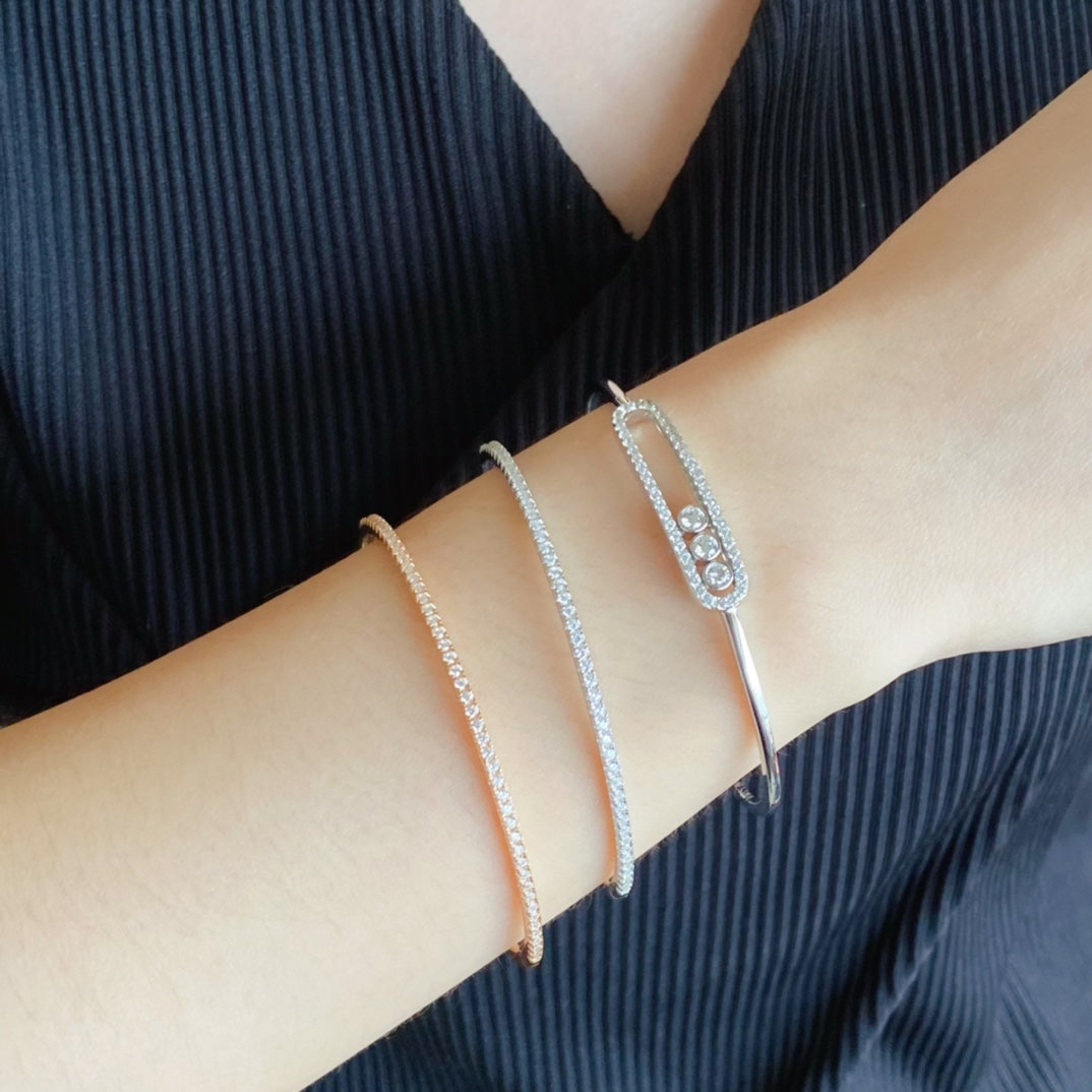 [⭐Clover Jewelry]MINI DIAMOND TENNIS BRACELET