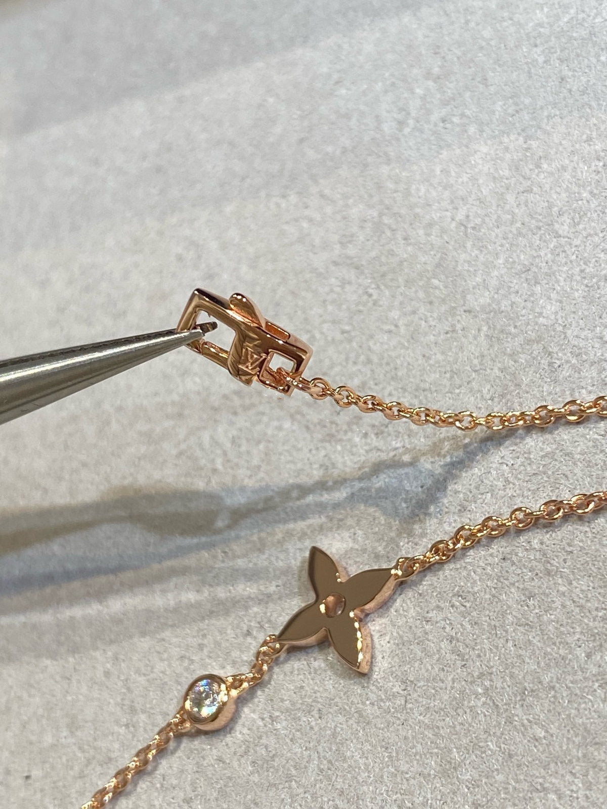 [⭐Clover Jewelry]STAR DIAMOND PINK GOLD BRACELET