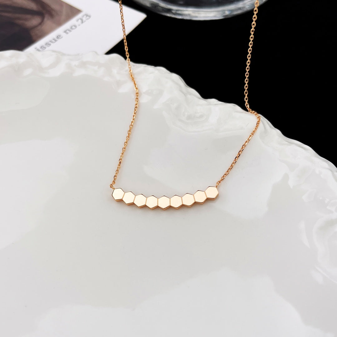 [⭐Clover Jewelry]BEE MY LOVE DIAMOND NECKLACE