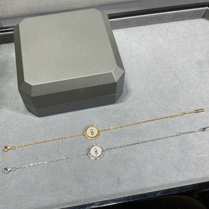[⭐Clover Jewelry]Demo MOVE DIAMOND PAVED BRACELET
