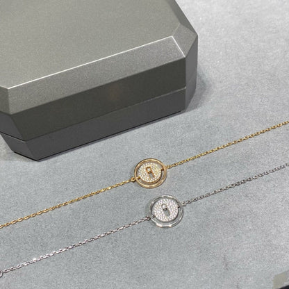 [⭐Clover Jewelry]Demo MOVE DIAMOND PAVED BRACELET
