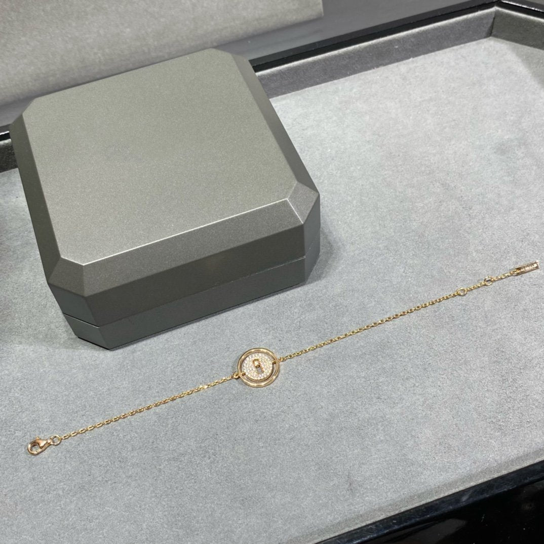 [⭐Clover Jewelry]Demo MOVE DIAMOND PAVED BRACELET