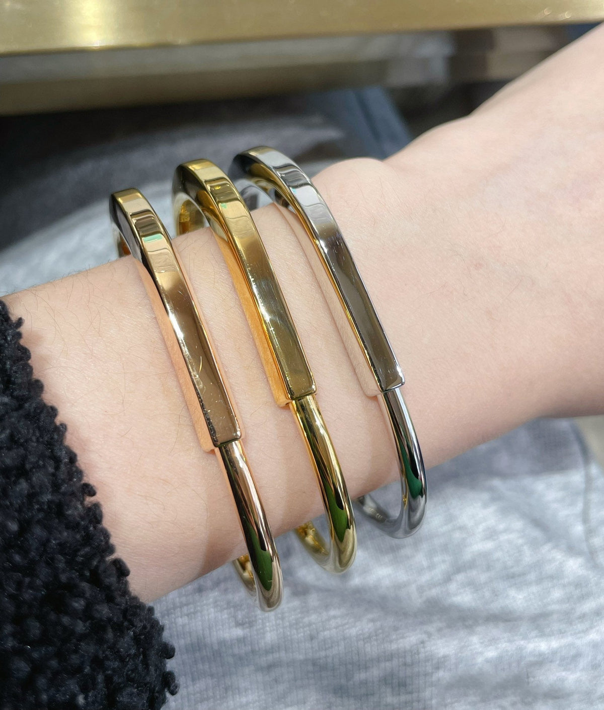 [Clover Jewelry]LOCK BRACELET