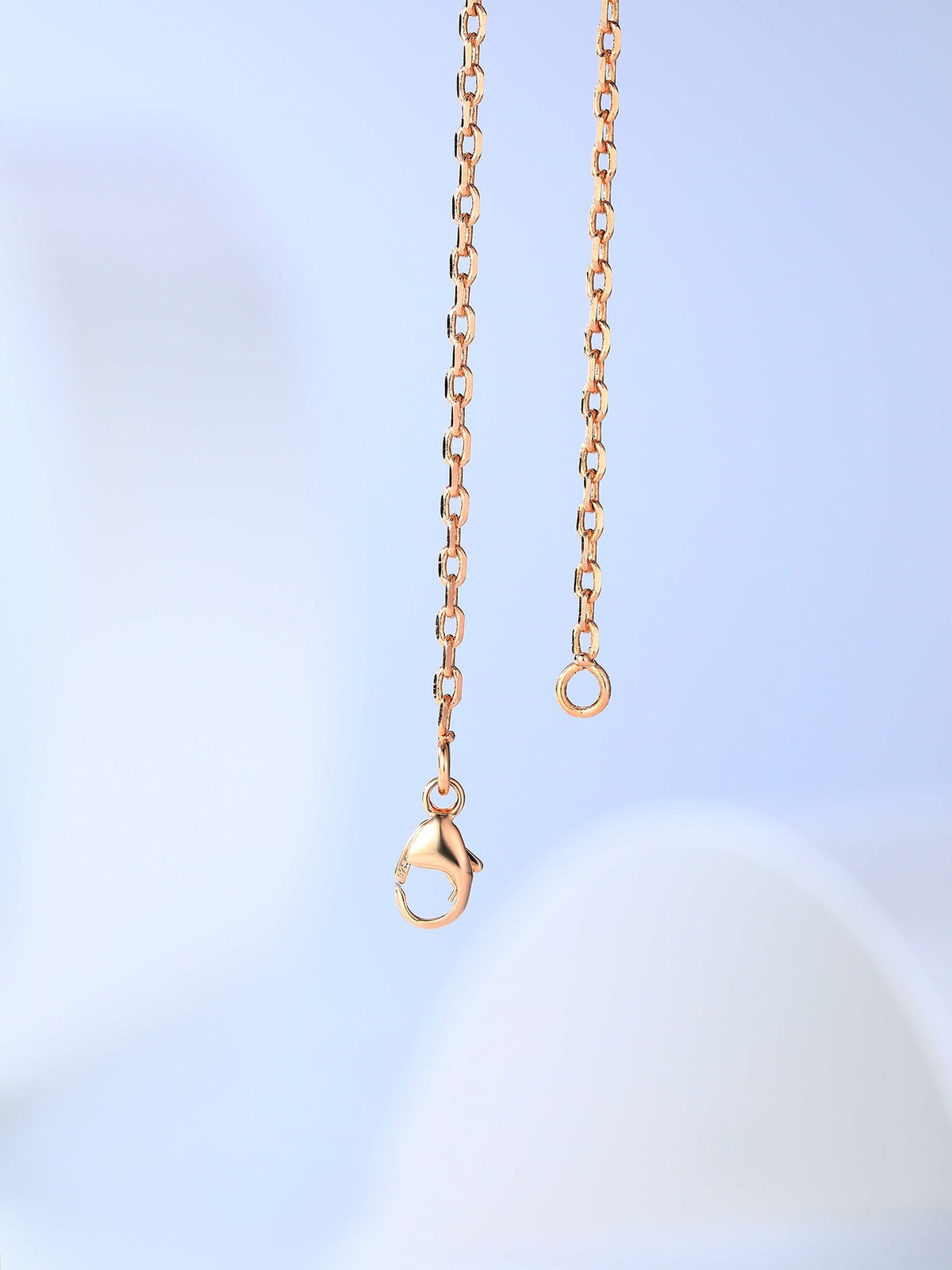[⭐Clover Jewelry]H CAGE PINK GOLD NECKLACE