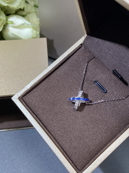 [⭐Clover Jewelry]LIENS DIAMOND SILVER NECKLACE