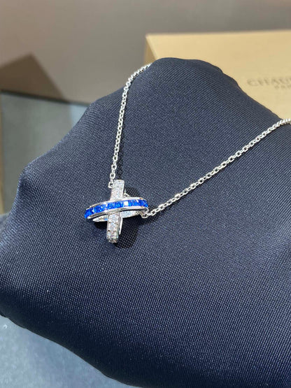 [⭐Clover Jewelry]LIENS DIAMOND SILVER NECKLACE