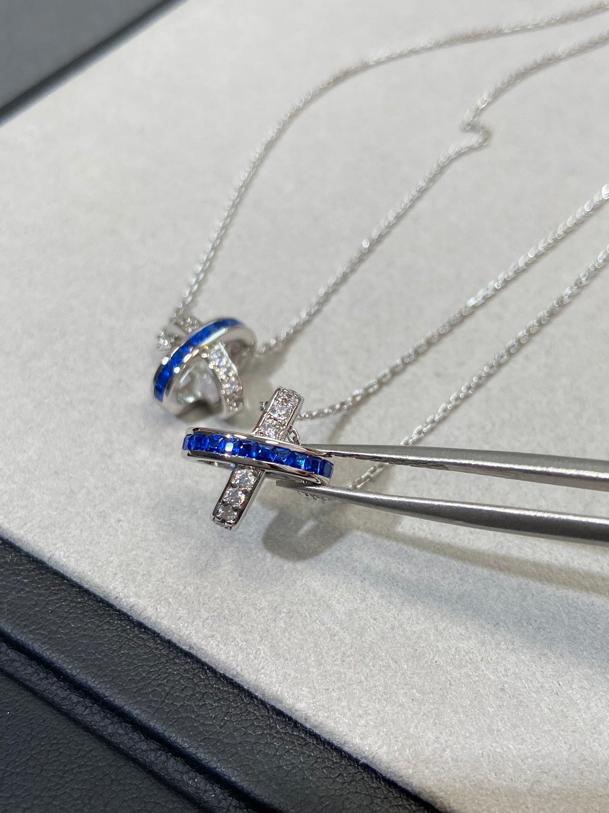 [⭐Clover Jewelry]LIENS DIAMOND SILVER NECKLACE