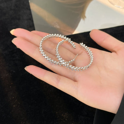 [⭐Clover Jewelry]CLASH HOOP EARRINGS