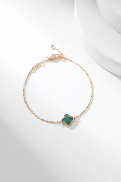 [⭐Clover Jewelry]CLOVER BRACELET MALACHITE 1 MOTIF