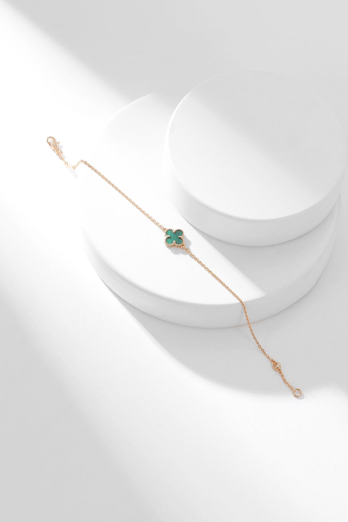 [⭐Clover Jewelry]CLOVER BRACELET MALACHITE 1 MOTIF