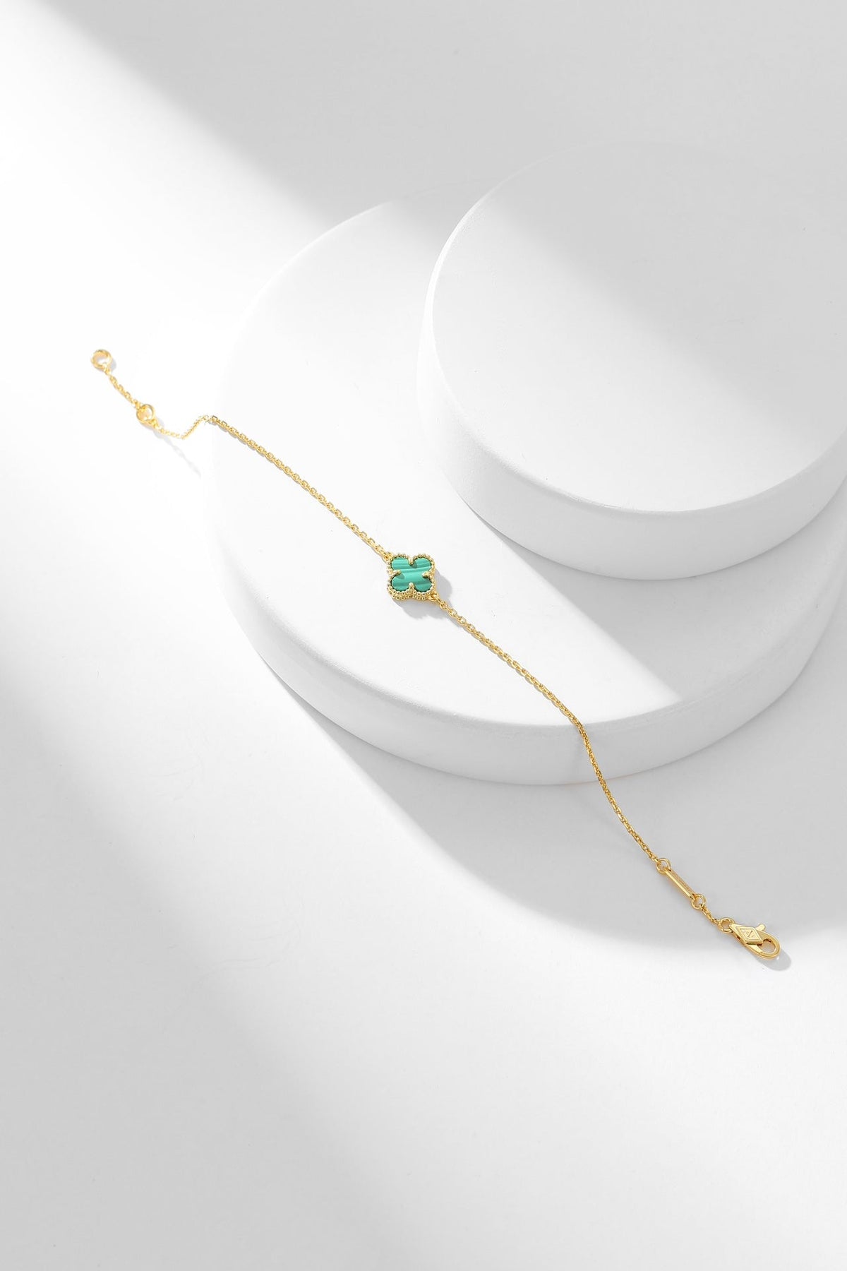 [⭐Clover Jewelry]CLOVER BRACELET MALACHITE 1 MOTIF