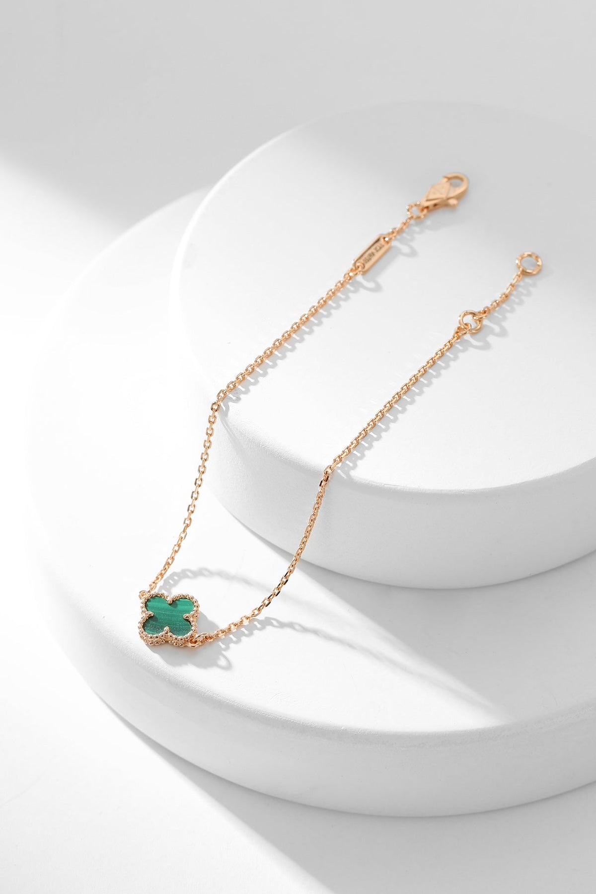 [⭐Clover Jewelry]CLOVER BRACELET MALACHITE 1 MOTIF