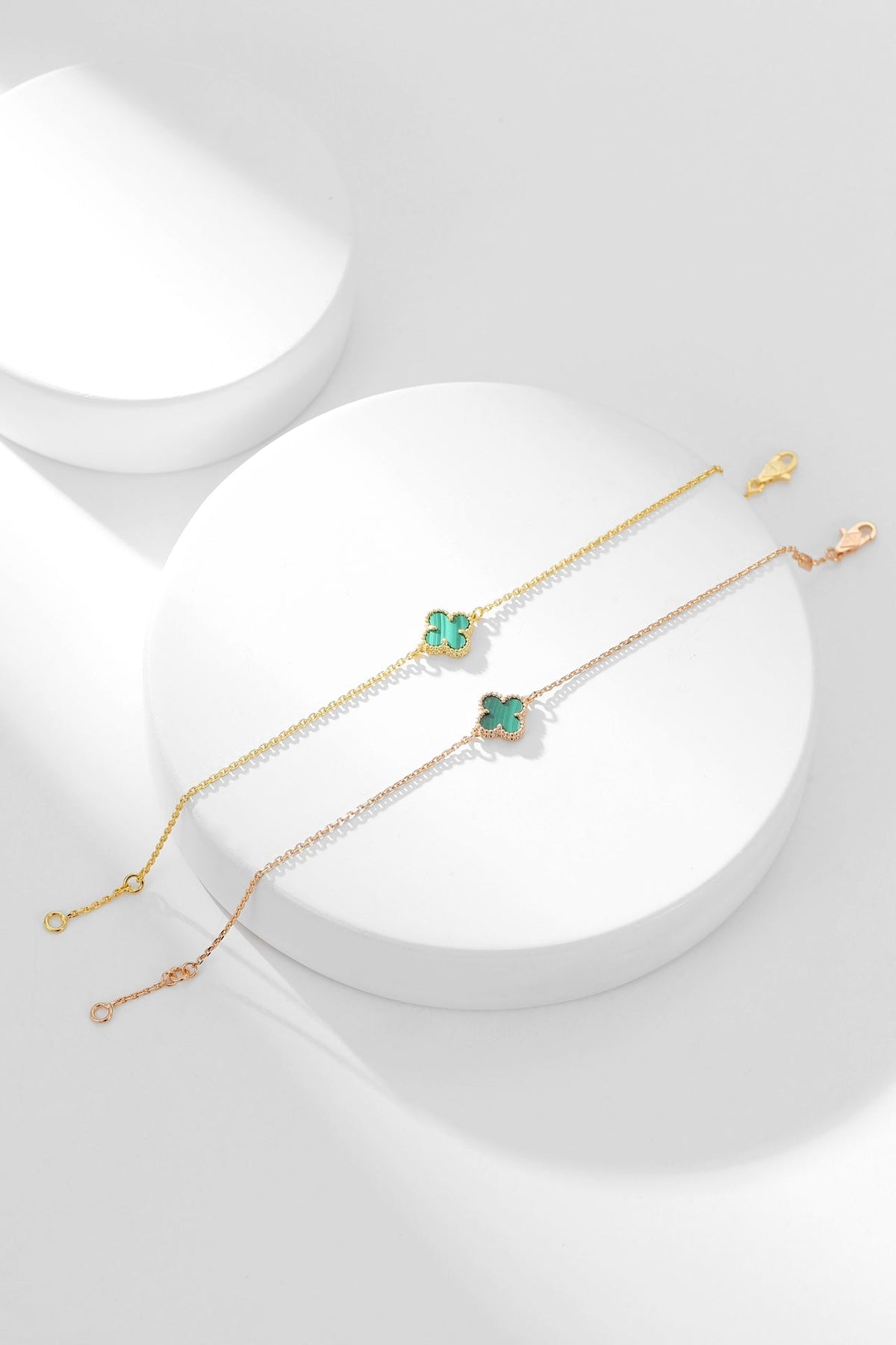 [⭐Clover Jewelry]CLOVER BRACELET MALACHITE 1 MOTIF