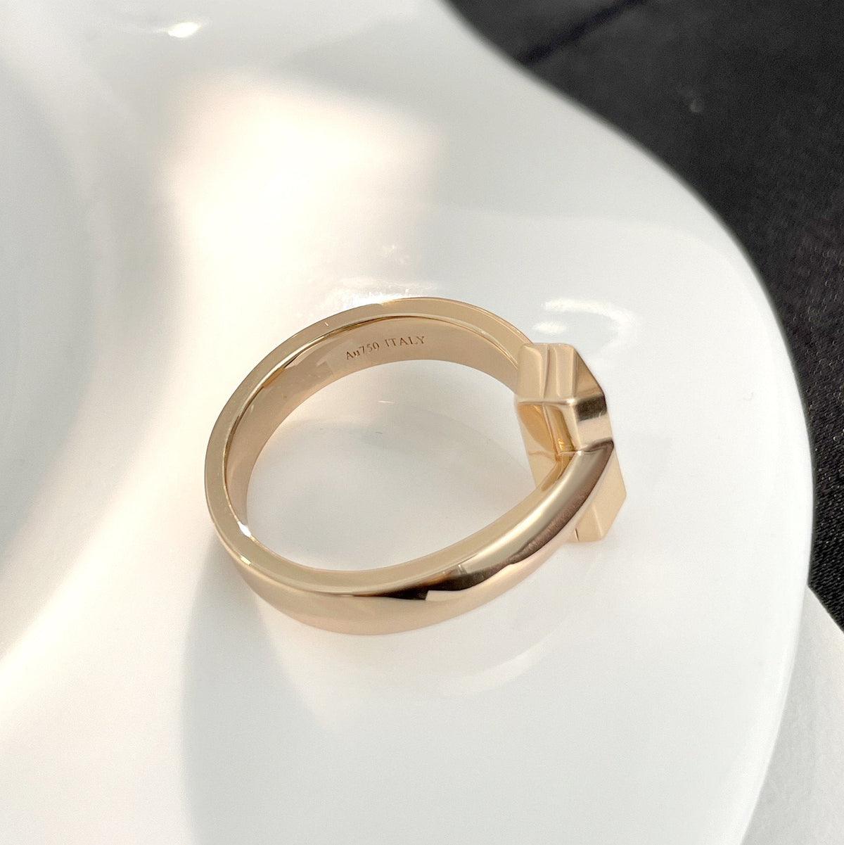 [Clover Jewelry]T WIDE DIAMOND RING