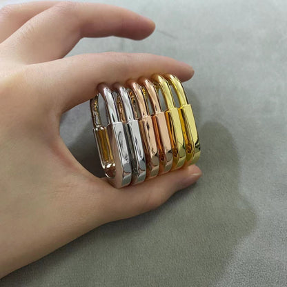 [Clover Jewelry]LOCK MEDIUM EARRINGS