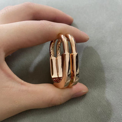 [Clover Jewelry]LOCK MEDIUM EARRINGS