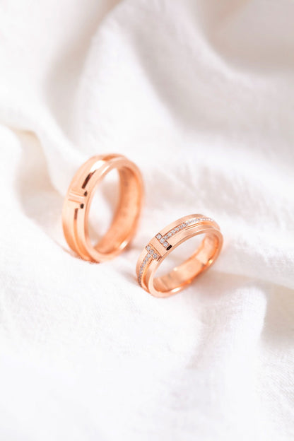 [Clover Jewelry]T PINK GOLD RING