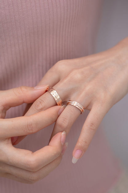 [Clover Jewelry]T PINK GOLD RING