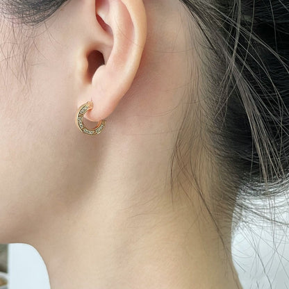 [⭐Clover Jewelry]LOVE DIAMOND EARRINGS