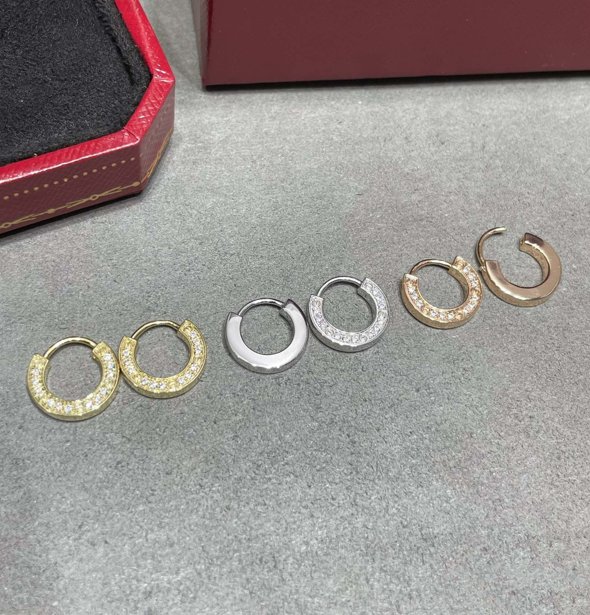 [⭐Clover Jewelry]LOVE DIAMOND EARRINGS