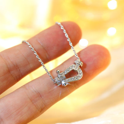 [⭐Clover Jewelry]FORCE 10 DIAMOND SILVER NECKLACE MINI MODEL