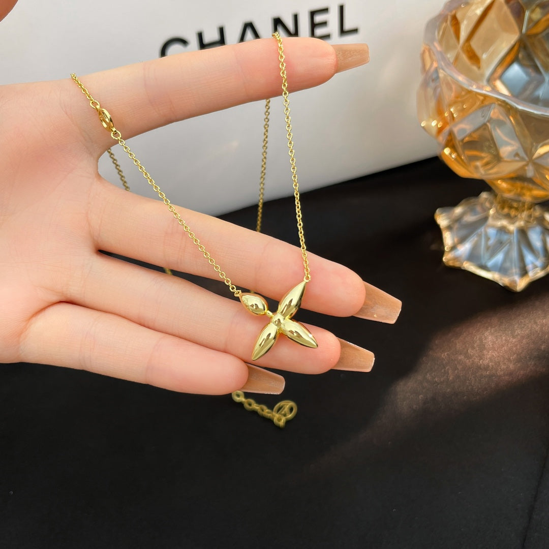 [⭐Clover Jewelry]LOUISETTE GOLD NECKLACE