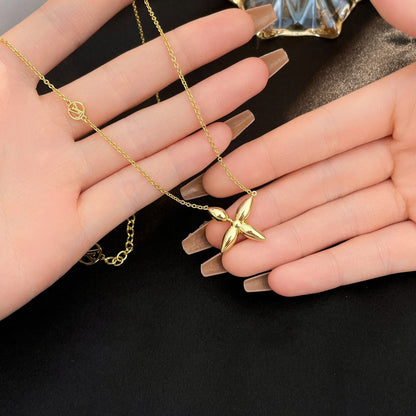 [⭐Clover Jewelry]LOUISETTE GOLD NECKLACE