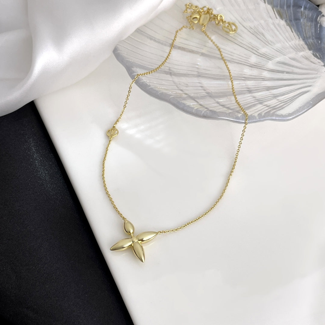 [⭐Clover Jewelry]LOUISETTE GOLD NECKLACE
