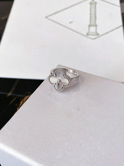 [⭐Clover Jewelry]CLOVER SILVER RING