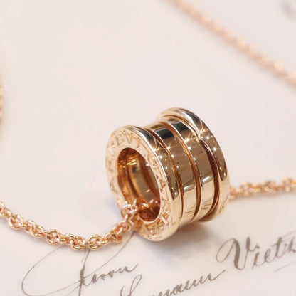 [⭐Clover Jewelry]ZERO 1 PINK GOLD NECKLACE