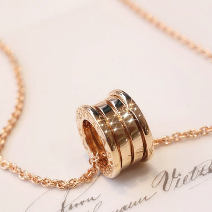 [⭐Clover Jewelry]ZERO 1 PINK GOLD NECKLACE