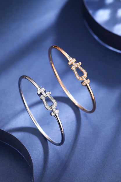 [⭐Clover Jewelry]FORCE 10 MOYEN DIAMOND BRACELET