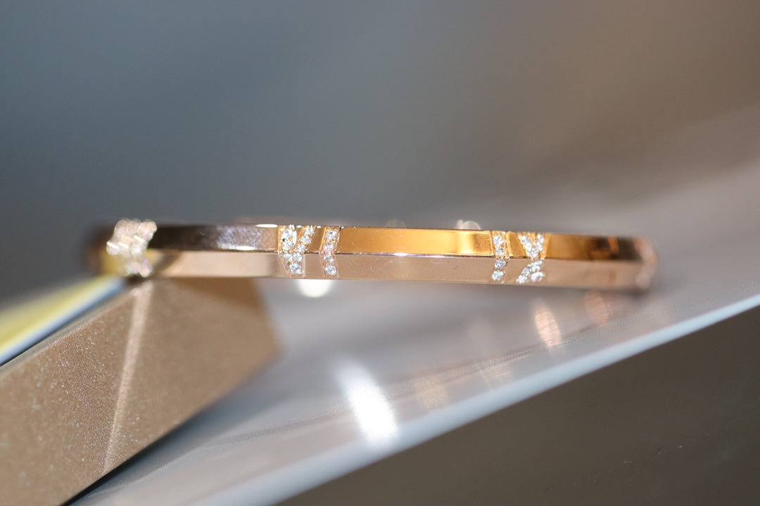 [Clover Jewelry]ATLAS X PINK GOLD BRACELET