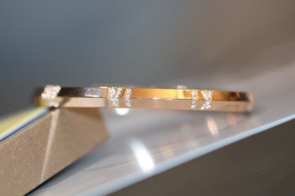 [Clover Jewelry]ATLAS X PINK GOLD BRACELET