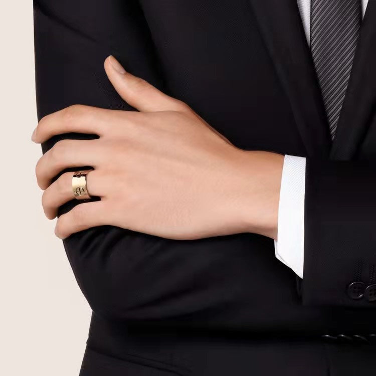 [⭐Clover Jewelry]LOVE 11MM LARGE RING
