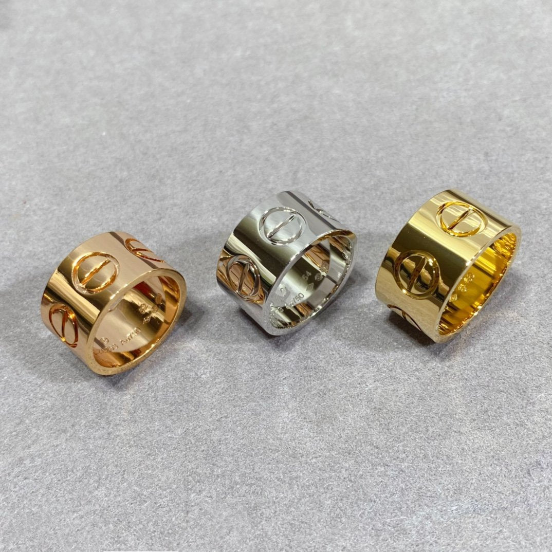 [⭐Clover Jewelry]LOVE 11MM LARGE RING