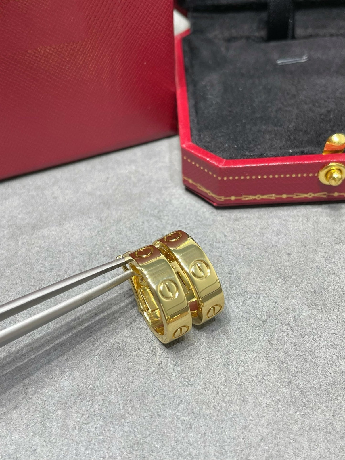 [⭐Clover Jewelry]LOVE 5.5MM EARRINGS