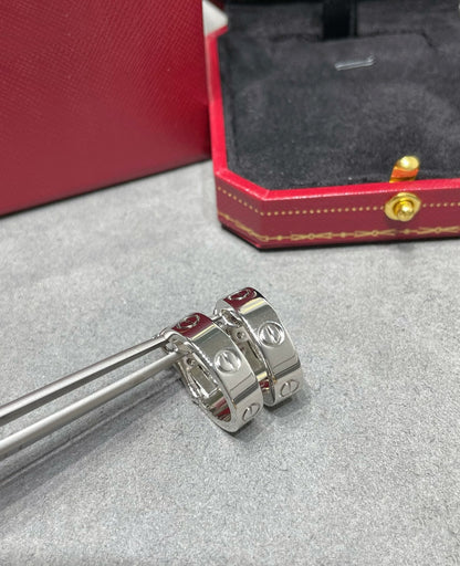 [⭐Clover Jewelry]LOVE 5.5MM EARRINGS