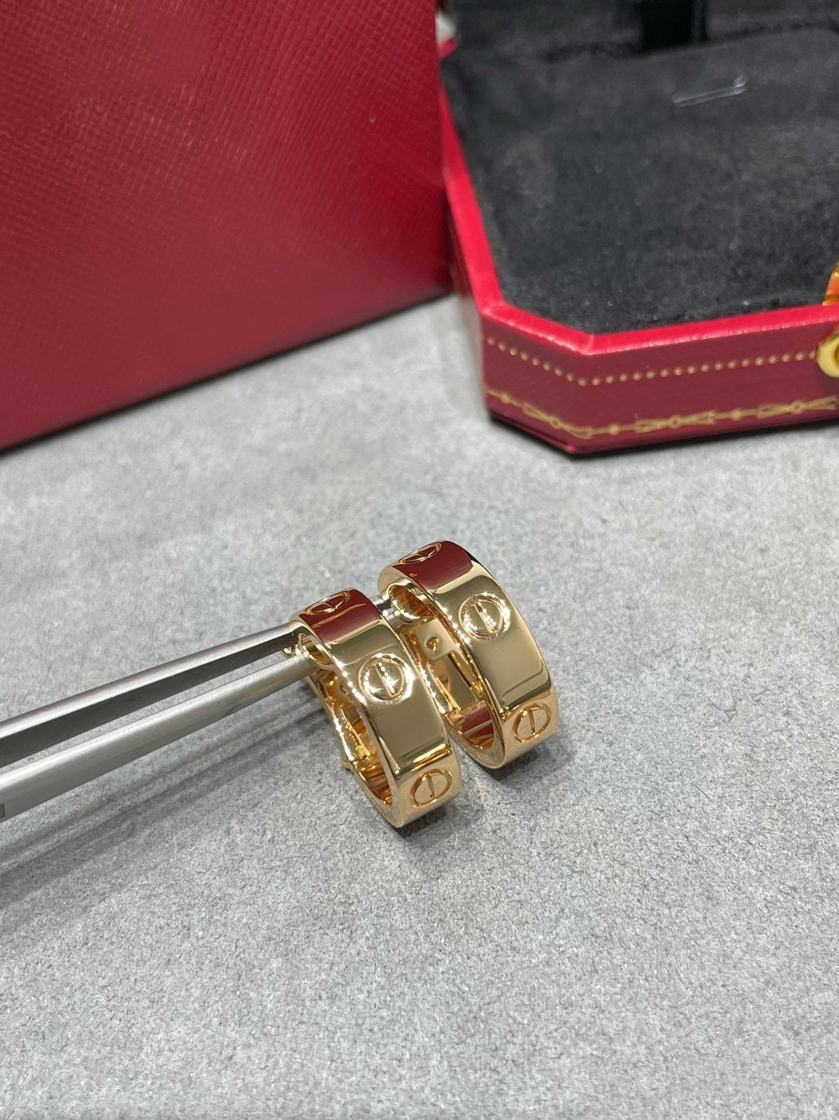 [⭐Clover Jewelry]LOVE 5.5MM EARRINGS