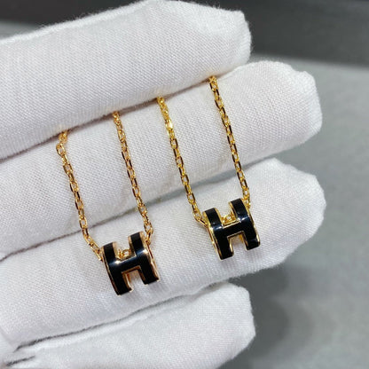 [⭐Clover Jewelry]MINI POP H NECKLACE
