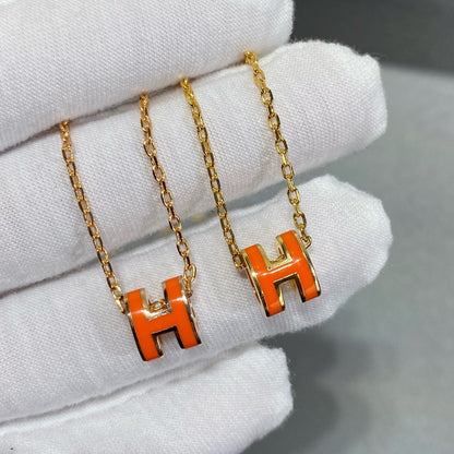 [⭐Clover Jewelry]MINI POP H NECKLACE