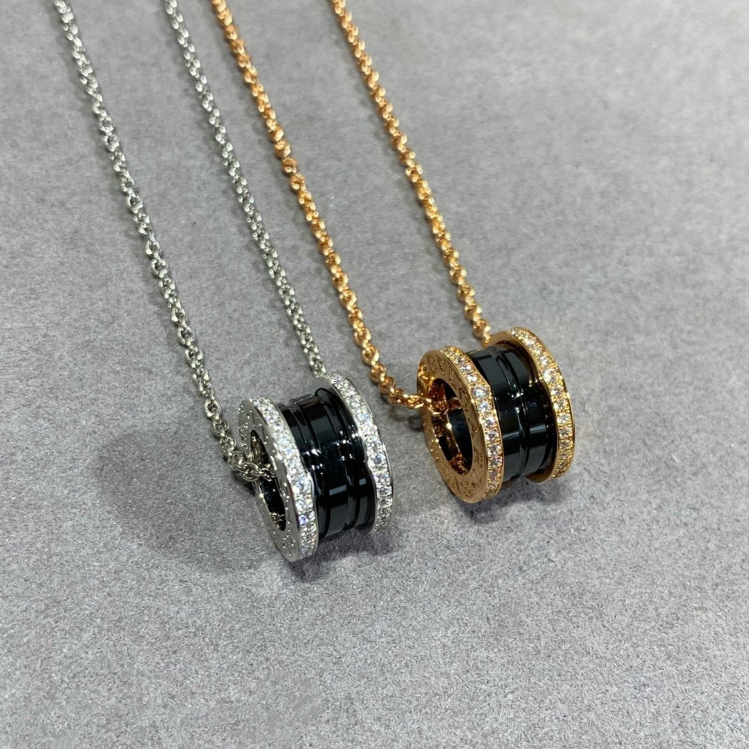 [⭐Clover Jewelry]ZERO 1 DIAMOND CERAMIC NECKLACE