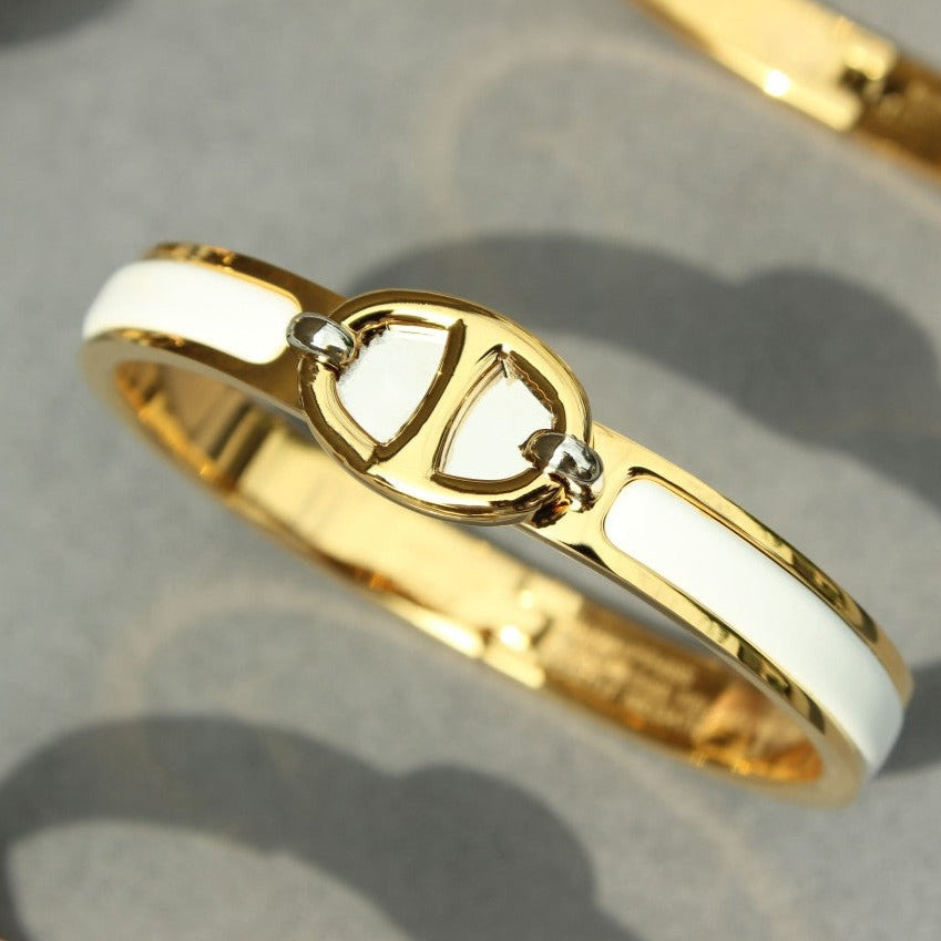 [⭐Clover Jewelry]CLIC CHAINE GOLD BRACELET