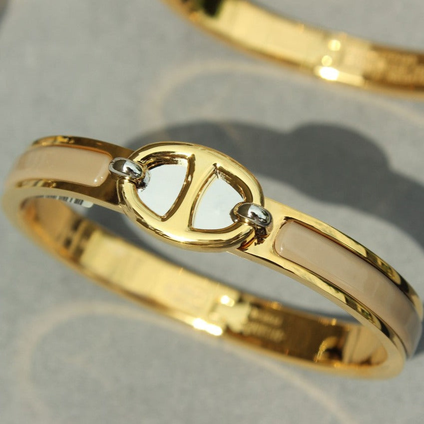 [⭐Clover Jewelry]CLIC CHAINE GOLD BRACELET