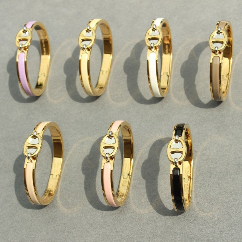 [⭐Clover Jewelry]CLIC CHAINE GOLD BRACELET
