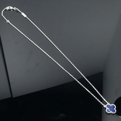 [⭐Clover Jewelry]CLOVER PIETERSITE SILVER LONG NECKLACE