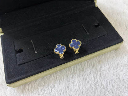 [⭐Clover Jewelry]CLOVER PIETERSITE MEDIUM STUD EARRINGS