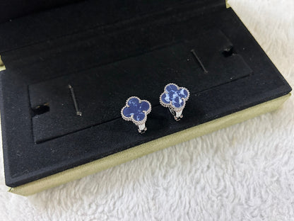 [⭐Clover Jewelry]CLOVER PIETERSITE MEDIUM STUD EARRINGS