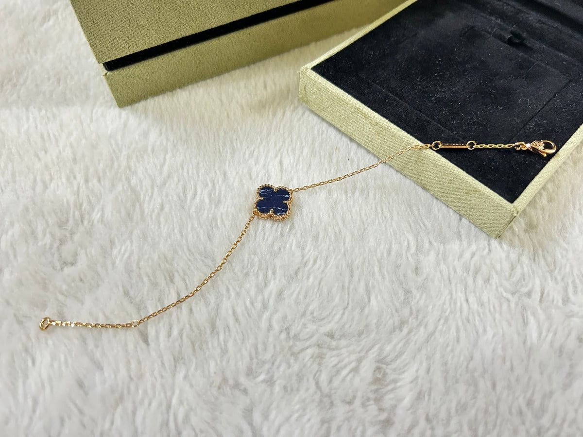 [⭐Clover Jewelry]CLOVER 1 MOTIF PIETERSITE BRACELET