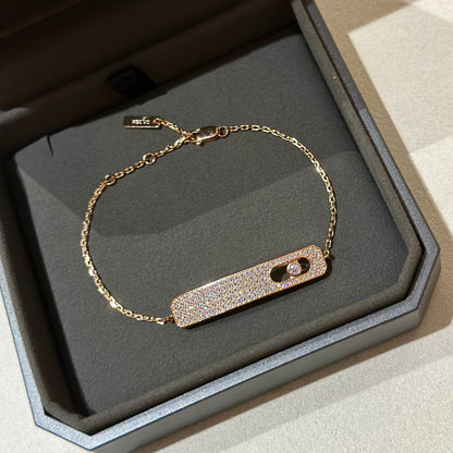 [⭐Clover Jewelry]MOVE CLASSIQUE DIAMOND PAVED BRACELET